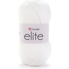 Yarnart Elite Beyaz Akrilik El Örgü Ipi 150
