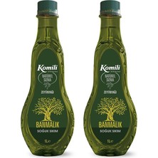 Ayrex Komili Banmalık Soğuk Sıkım Naturel Sızma Zeytinyağı 1 Lt * 2 Adet