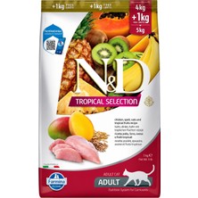 N&d Tropical Selection Tavuklu Yetişkin Kedi Maması 5 kg