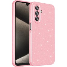 Zore Galaxy A26 Kılıf Kamera Korumalı Simli Lüks Teqsma Koton Kapak