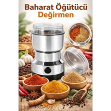 Ayrex Mini Elektrikli Kahve Baharat Öğütücü Değirmen, 150W, Metal