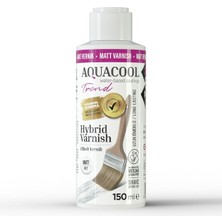 Ayrex Hybrid Varnish Hobi Boyası Su Bazlı Hibrit Vernik Yarı Mat 150 ml