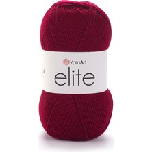 Yarnart Elite Koyu Kırmızı Akrilik El Örgü Ipi 43