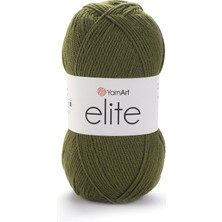 Yarnart Elite Zeytin Yeşili Akrilik El Örgü Ipi 39