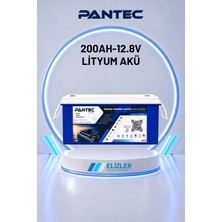 Pantec 200AH 12.8V Lifepo4 Lityum Akü