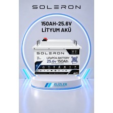 Soleron 150AH 25.6V Lifepo4 Lityum Akü