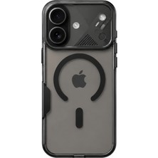Mopal Rec Serisi | iPhone 18 Uyumlu Magsafe Özellikli Sert Kılıf | Kamera Korumalı