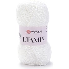 Yarnart Etamin Beyaz Akrilik El Örgü Ipi 421