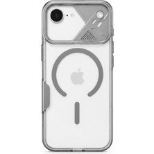 Mopal Rec Serisi | iPhone 17E Uyumlu Magsafe Özellikli Sert Kılıf | Kamera Korumalı
