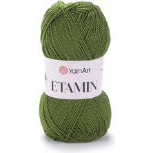 Yarnart Etamin Zeytin Yeşili Akrilik El Örgü Ipi 444