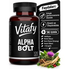 Vitafy Alpha Bolt | Premium Erkek Formula | 120 Kapsül