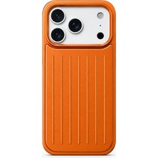 Mopal Mova Serisi Tırtık Çizgili iPhone 18 Pro Uyumlu Sert Kılıf | Kamera Korumalı