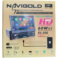 Ayrex Navigold RX-500 7 2gb Ram 32GB Hafıza Wireless Carplay & Android Auto Katlanabilir Tek Din An