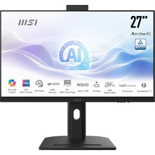MSI Msı Aıo 27" Ultra 5 125H-16GB Ddr5 RAM-512GB Nvme-Fdos / Modern AM273Q Aı 1UM-421EU
