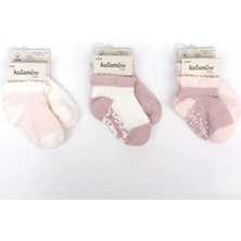 Katamino Adonis Kaymaz 2li  Kız Bebek Patik Çorap K44149 Asorti