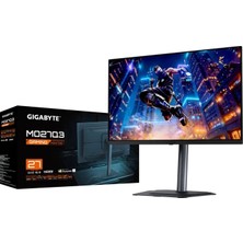 Gigabyte Gıgabyte 27" OLED MO27Q3 0.03MS 240HZ Hdmı-Dp Typec Pivot Gaming Monitör 2560X1440