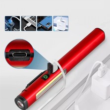 Pileli Store Şarjlı Mıknatıslı Çalışma Lambası Cep Feneri  WT-307-S