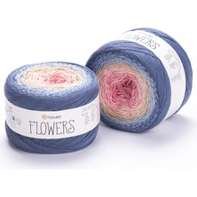 Yarnart Flowers Renkli Koton Yazlık El Örgü Ipi 262