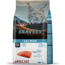 Bravery Somon Balıklı Yetişkin Kedi Maması 7 Kg.