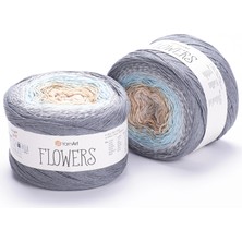 Yarnart Flowers Renkli Koton Yazlık El Örgü Ipi 268