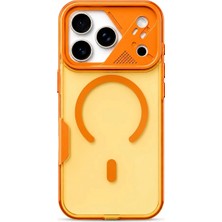 Mopal Rec Serisi | iPhone 18 Pro Uyumlu Magsafe Özellikli Sert Kılıf | Kamera Korumalı