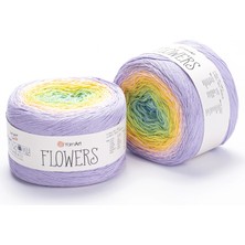 Yarnart Flowers Renkli Koton Yazlık El Örgü Ipi 285
