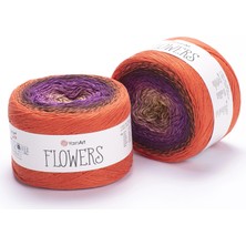 Yarnart Flowers Renkli Koton Yazlık El Örgü Ipi 295