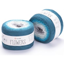 Yarnart Flowers Renkli Koton Yazlık El Örgü Ipi 289