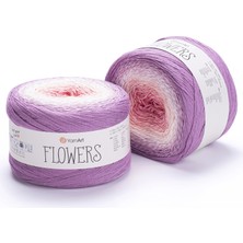 Yarnart Flowers Renkli Koton Yazlık El Örgü Ipi 305