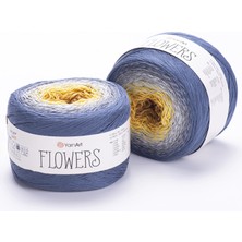 Yarnart Flowers Renkli Koton Yazlık El Örgü Ipi 316