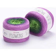 Yarnart Flowers Renkli Koton Yazlık El Örgü Ipi 313