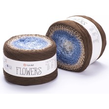 Yarnart Flowers Renkli Koton Yazlık El Örgü Ipi 320
