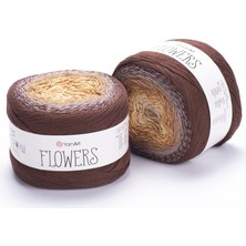 Yarnart Flowers Renkli Koton Yazlık El Örgü Ipi 284