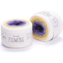Yarnart Flowers Renkli Koton Yazlık El Örgü Ipi 307