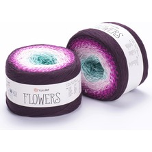 Yarnart Flowers Renkli Koton Yazlık El Örgü Ipi 301