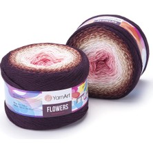 Yarnart Flowers Renkli Koton Yazlık El Örgü Ipi 319