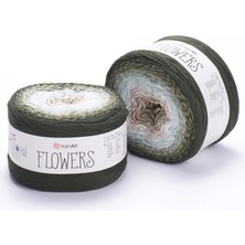Yarnart Flowers Renkli Koton Yazlık El Örgü Ipi 311