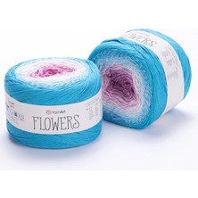 Yarnart Flowers Renkli Koton Yazlık El Örgü Ipi 294