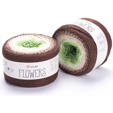 Yarnart Flowers Renkli Koton Yazlık El Örgü Ipi 272