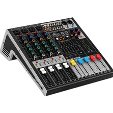 Zibox König KX-4 4 Kanal 2 Aux Giriş USB - MP3 - BT 99 DSP 2X7 Band EQ Deck Mikser
