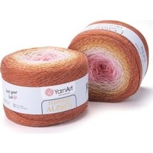 Yarnart Flowers Alpaca Renkli Akrilik El Örgü Ipi 414