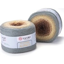 Yarnart Flowers Alpaca Renkli Akrilik El Örgü Ipi 416