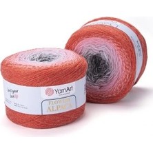 Yarnart Flowers Alpaca Renkli Akrilik El Örgü Ipi 421
