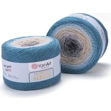 Yarnart Flowers Alpaca Renkli Akrilik El Örgü Ipi 417