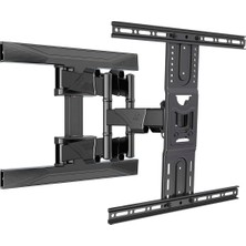 Vesamax 45-80 Inç Hareketli ve Döner Tv Duvar Askı Aparatı – 45 Kg,