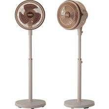 Zibox Everest FAN13 Olympos Air Krem/Gold 10" 80W 3 Hız Kademeli 2000RPM Çift Motorlu Retro Vantilatör