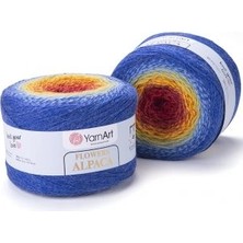 Yarnart Flowers Alpaca Renkli Akrilik El Örgü Ipi 432