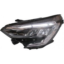 TŞT Renault Clio 5 Hb 2020-2023 - Far Lambası Sol Elektrikli/motorlu/beyinli (Siyah Çıtalı) (E Marklı) (Oem No: 260609987R)