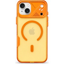 Mopal Rec Serisi | iPhone 15 Uyumlu Magsafe Özellikli Sert Kılıf | Kamera Korumalı