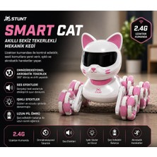 360° Dönebilen Merdiven Çıkan Akıllı Robot Kedi - Köpek